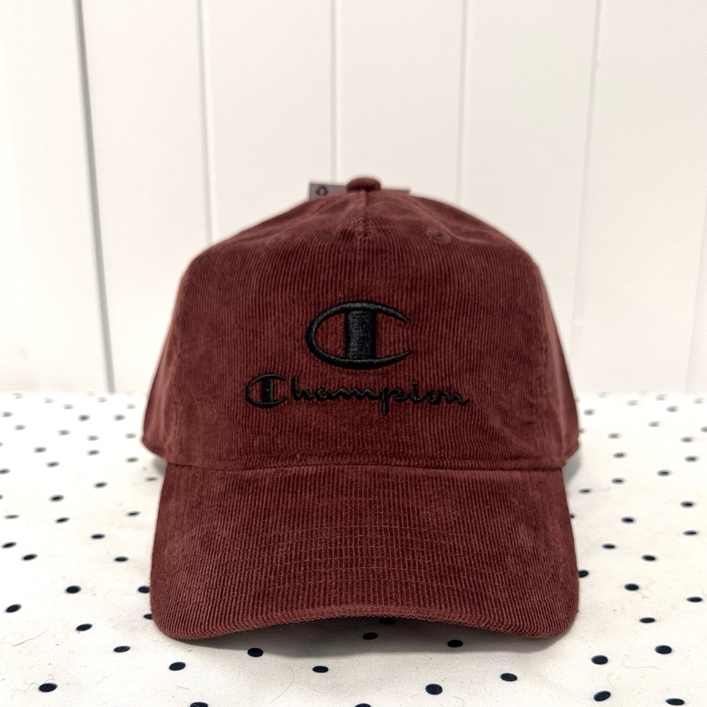 Champion Dark Brown Corduroy Hat